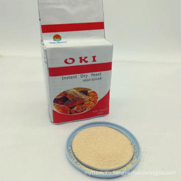 good quality 10g 100g 450g 500g low sugar and high sugar Instant dry baker's yeast